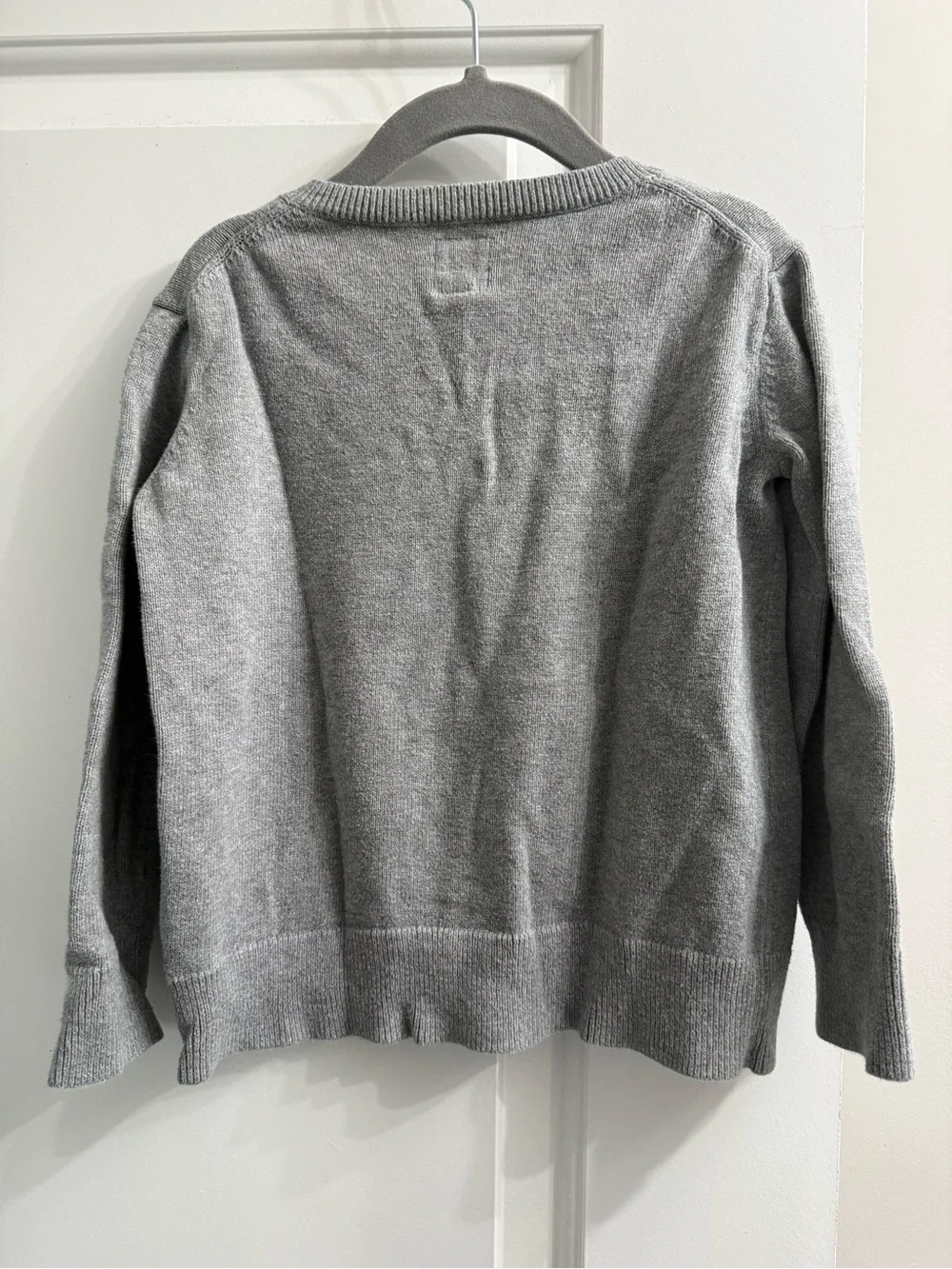 GAP Kids Light Gray V-Neck Sweater